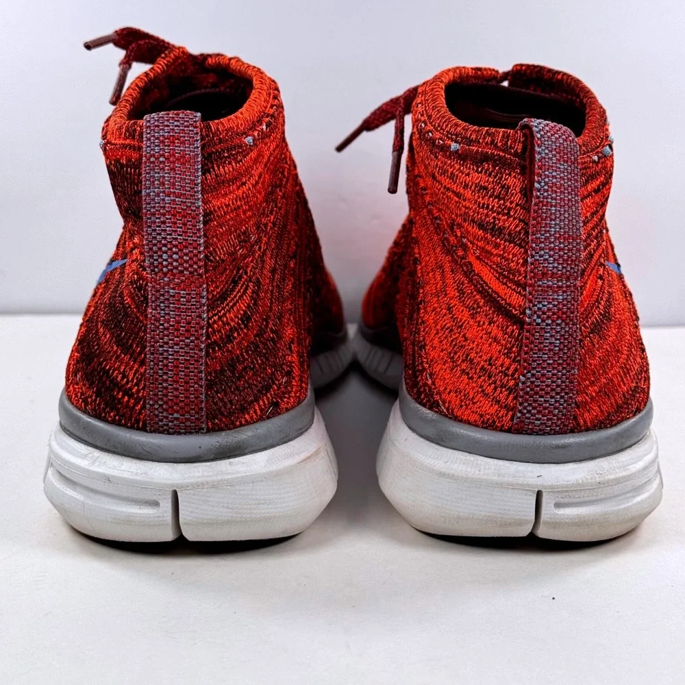 Nike Free Flyknit Chukka Cinnamon University Red Mens 10.5 639700-601